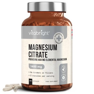 Magnesium Citrate Tablets - 4 bottles