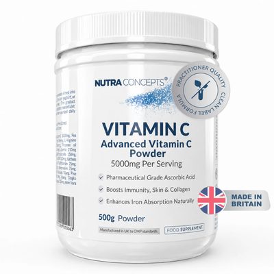 5000mg Vitamin C Powder - Pure Ascorbic Acid