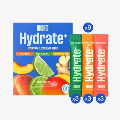Heights Hydrate⁺ Electrolytes - Starter Pack - 9 serv