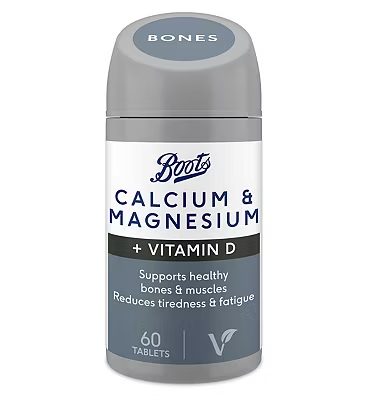 Calcium + Magnesium 60 Tablets (1 month supply)