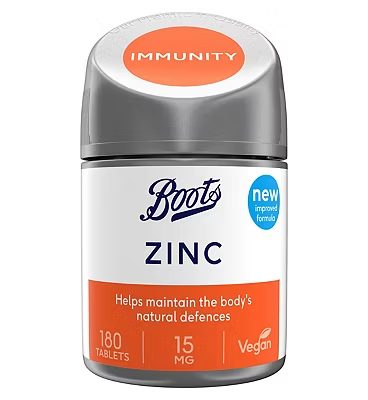 Zinc 15mg 180 Tablets (6 month supply)