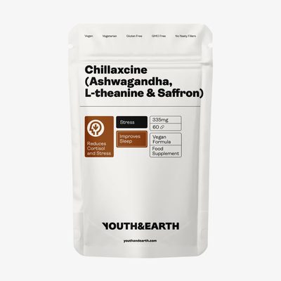 Chillaxcine (Ashwagandha, L-theanine & Saffron) - 335mg