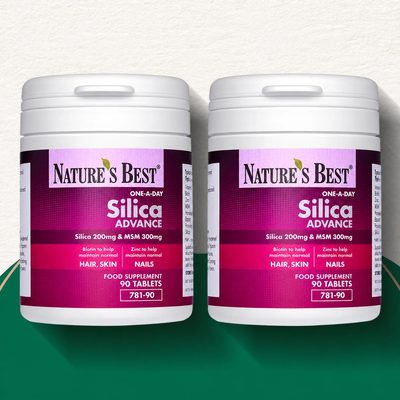 Silica Advance with Biotin, Zinc, & MSM - Supplement for Hair, Skin and Nail Health