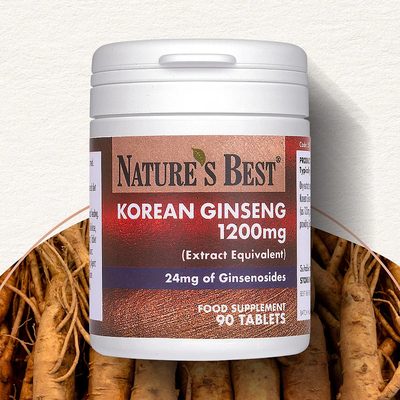 Korean Ginseng 1200mg - Supports Energy, Physical & Mental Wellbeing