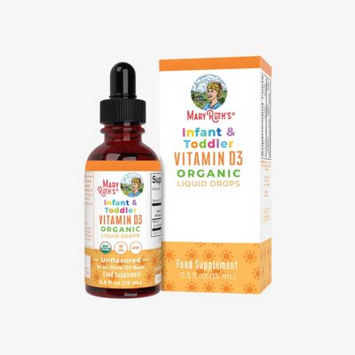 Infant & Toddler Vitamin D3 Drops - Unflavoured - 0.5 oz