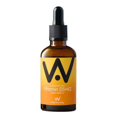 Liposomal Vitamin D3+K2 2000-4000IU Orange & Mango