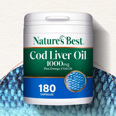 Cod Liver Oil 1000mg - Contains 250Mg of Omega 3