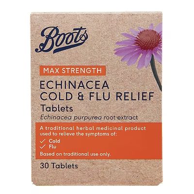 Pharmaceuticals Max Strength Echinacea Cold and Flu Relief