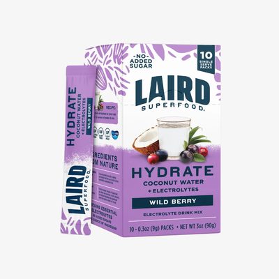Laird Superfood Wild Berry Hydrate Coconut Water - 10ct