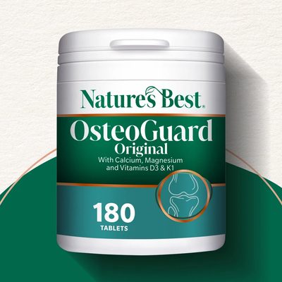 OsteoGuard with Calcium and Magnesium - Support Healthy Bones and Teeth