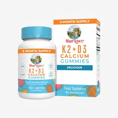 Vitamin K2+D3 Calcium Gummies - Peach Mango & Apricot