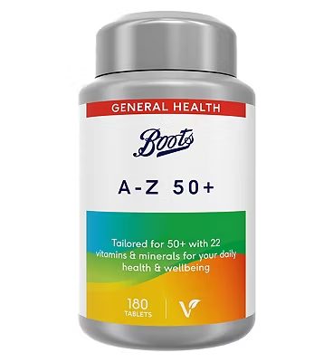 A-Z 50+ 180 Tablets (6 month supply)