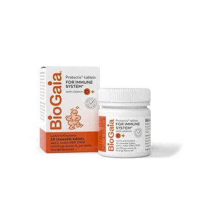 BioGaia Protectis Orange Vitamin D3 20 mcg 30 Chewable Tablets