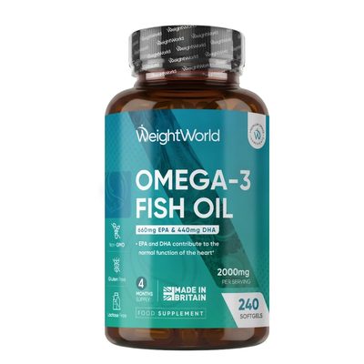Omega 3 Fish Oil 2000mg Softgels