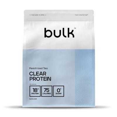 Bulk Clear Protein - Peach Iced Tea - 40 Drinks - Whey Protein Isolate + Hydrolysed Collagen Powder