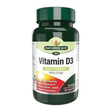 Vitamin D3 400iu (10ug) 90 Tablets