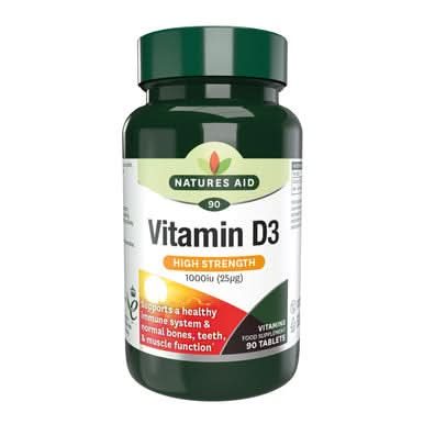 Vitamin D3 1000iu (25ug) 90 Tablets