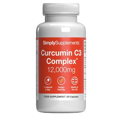 Curcumin C3 Complex 12,000mg (Turmeric) Capsules