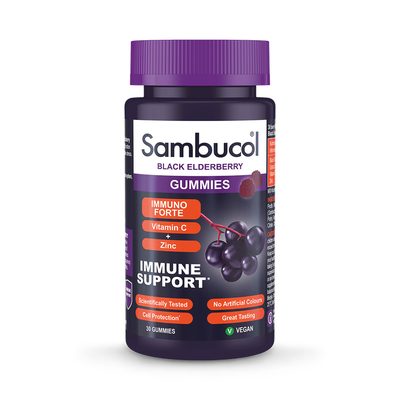 Sambucol Immuno Forte Black Elderberry 30 Gummies