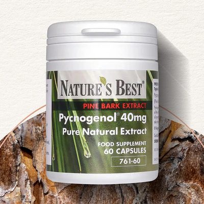 Pycnogenol with Maritime Pine Bark Extract - Unique Flavonoid, Rich Source of Antioxidants