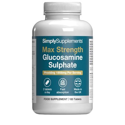 Max Strength Glucosamine Sulphate 1858mg 2KCl