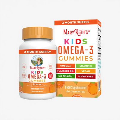 Kids Vegan Omega-3 Gummies - Orange