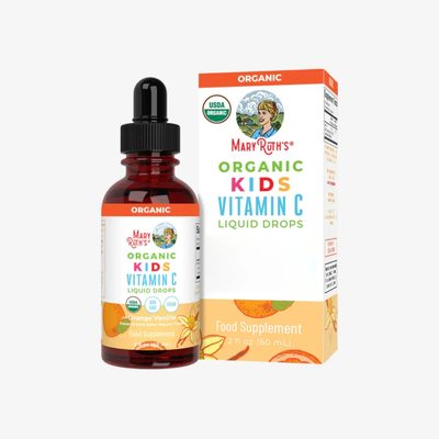 Kids Vitamin C Liquid Drops - Orange Vanilla