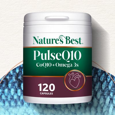 PulseQ10 Pure Fish Oil 1300mg & CoQ10 100mg