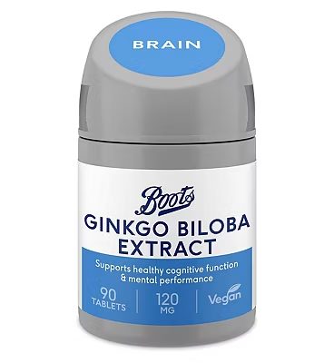 Ginkgo Biloba 120mg 90 Tablets (3 month supply)
