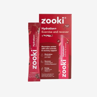 Zooki Hydration+ Exercise and Recover - Cherry Flavour