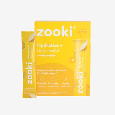 Zooki Hydration+ Liver Health - Lemon Ginger Flavour