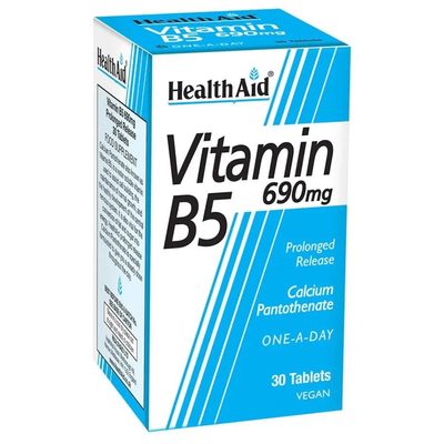 Calcium Pantothenate (Vitamin B5) 750mg Prolonged Release