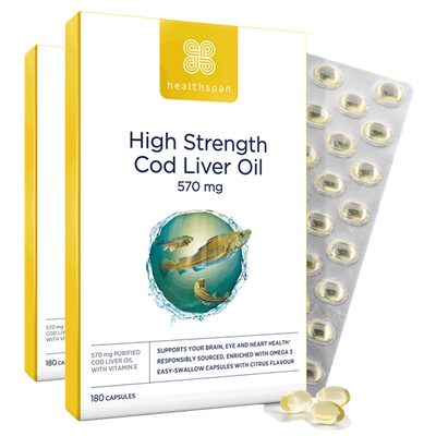 High Strength Cod Liver Oil 570mg