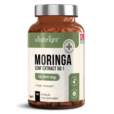 Moringa Capsules - High Dose 10,000mg Concentrated Extract