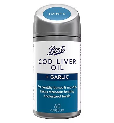 Cod Liver Oil + Garlic 60 Capsules (2 month supply)