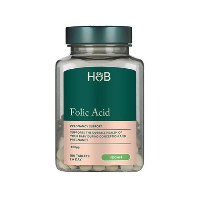 Folic Acid 400ug 180 Tablets