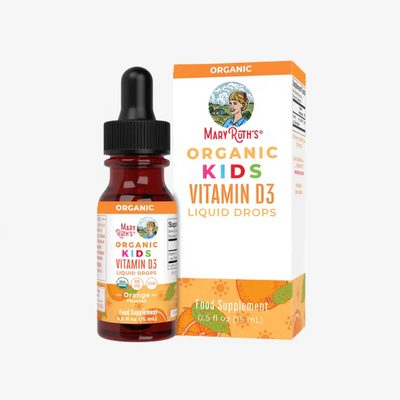 Kids Vitamin D3 Liquid Drops - Orange - 0.5 oz