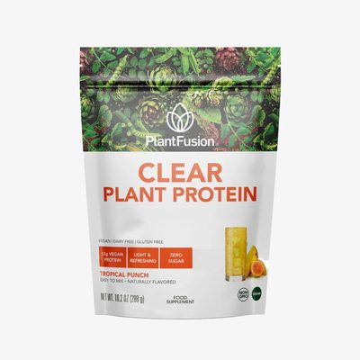 PlantFusion Clear Plant Protein - Tropical Punch - 10.2 oz