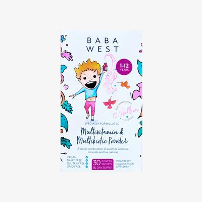 Baba West Children's Multivitamin & Multibiotic Powder 1-12 years