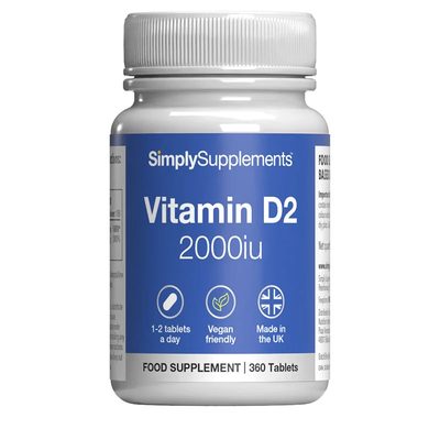 Vitamin D2 Tablets 2,000iu