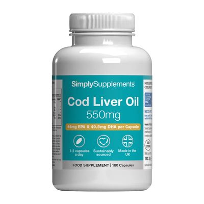 Cod Liver Oil Capsules 550mg