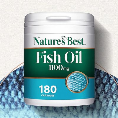 Pure Fish Oil 1100mg - Contains Pure Omega 3 with High Levels of Dha and Epa