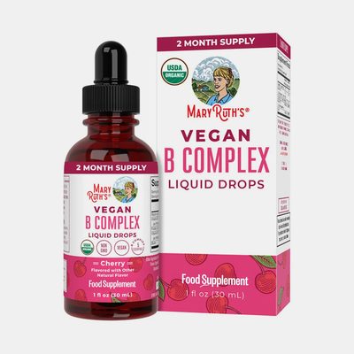 Vegan B-Complex Drops - Cherry - 1 oz