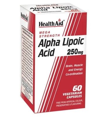 Alpha Lipoic Acid 250mg - 60 Vegicaps