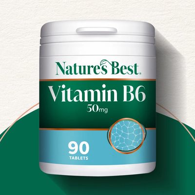 Vitamin B6 (Pyridoxine) 50mg - for Immunity, Psychological Function & Energy Production