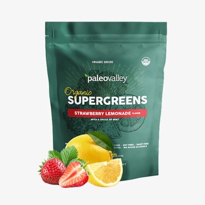 Paleovalley Supergreens- Strawberry Lemonade