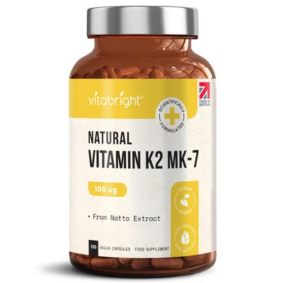 Vitamin K2 MK-7 Tablets 100mcg - 1 Bottle
