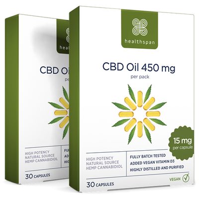 Super Strength 15mg CBD Oil Capsules (60)