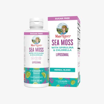 Sea Moss with Spirulina & Chlorella Liposomal - Limeade - 7.6 oz
