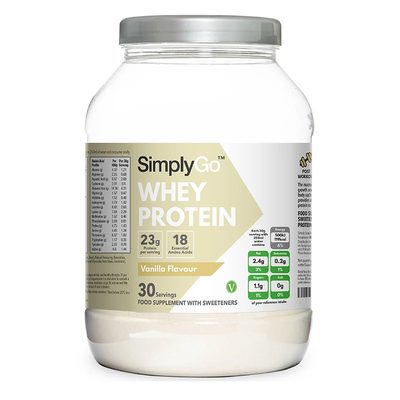 Simply Supplements Vanilla Whey Protein Powder